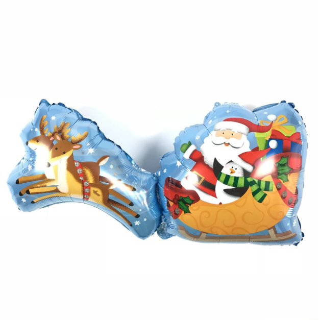 90 cm聖誕節-麋鹿拉雪橇