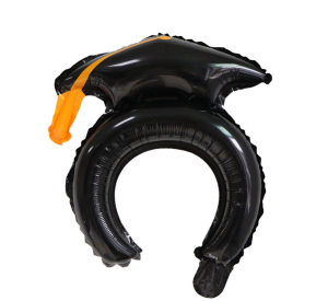 51cm 髮箍鋁箔氣球-畢業博士帽