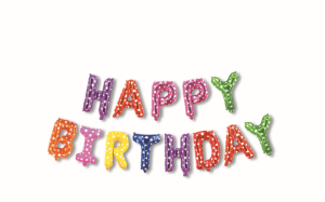 16吋 生日字母套組-混色印星星