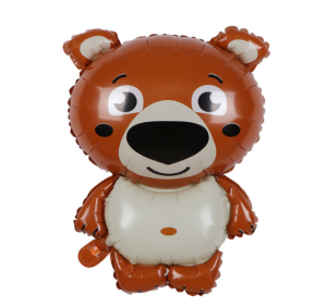 62cm 可愛動物光膜氣球-小熊