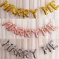16吋「嫁給我吧」字母鋁箔氣球套組-金色MARRY ME_1