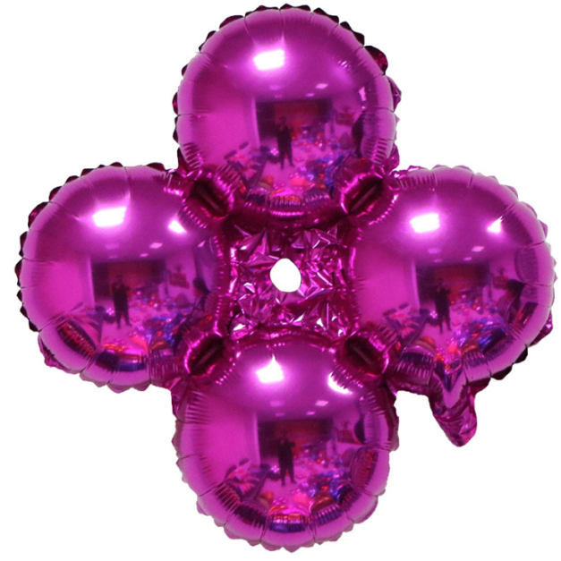 16吋四輪圓形-玫紅色