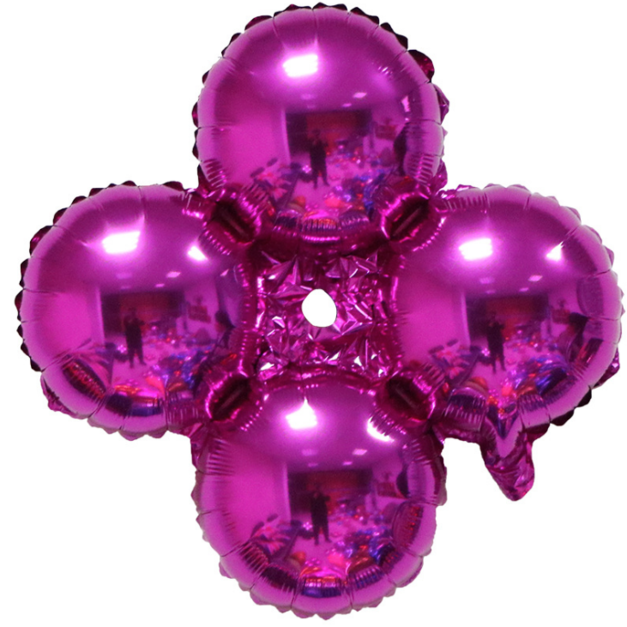 16吋四輪圓形-玫紅色