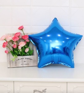 32吋五角星-藍色