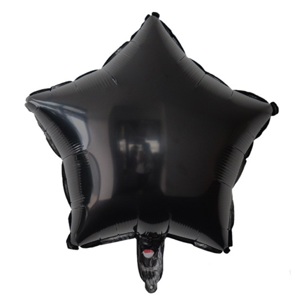 18吋素面鋁箔五角星-黑色