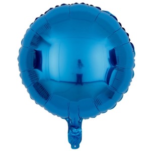 18吋圓形鋁箔球-深藍色