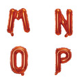 16吋橘色字母球-M.N.O.P