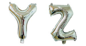 16吋銀色字母球-Y.Z