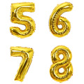 16吋金色數字球-5678