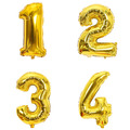 40吋金色數字球-1234