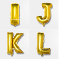 16吋金色字母球-I.J.K.L
