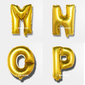 16吋金色字母球-M.N.O.P