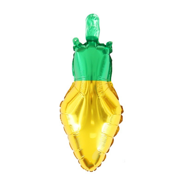 14吋 小造型鋁箔-聖誕節 燈泡黃色