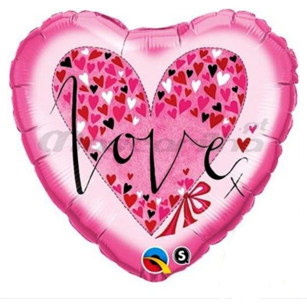 45cm 愛情鋁箔氣球-LOVE滿心 【Ｑ牌優惠中】