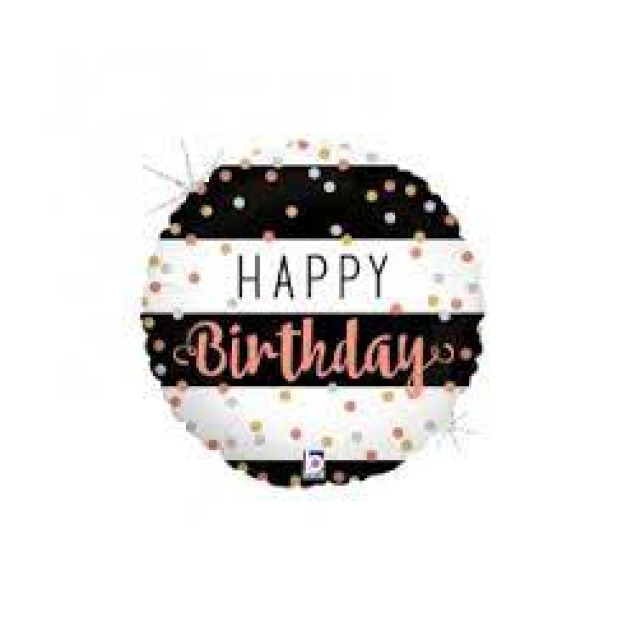 45cm 生日列鋁箔氣球-閃亮點點【B牌限量優惠中】