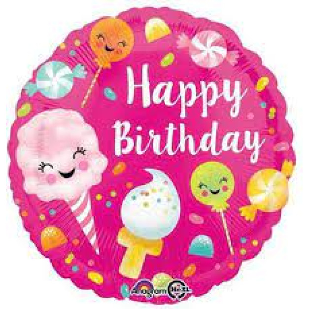45cm 生日列鋁箔氣球-甜點蛋糕【A牌限量優惠中】