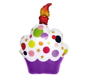 70cm  馬芬蛋糕-紫色