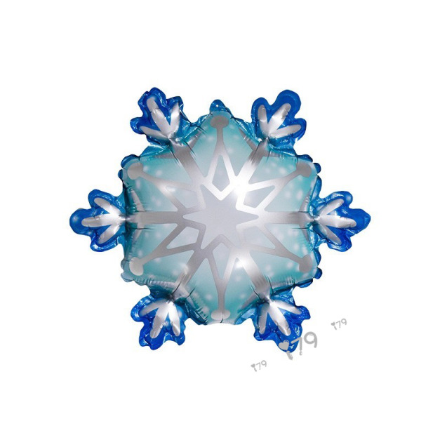 14吋 小造型鋁箔-聖誕節 雪花