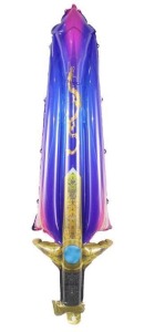 102cm閃亮寶劍氣球-藍色