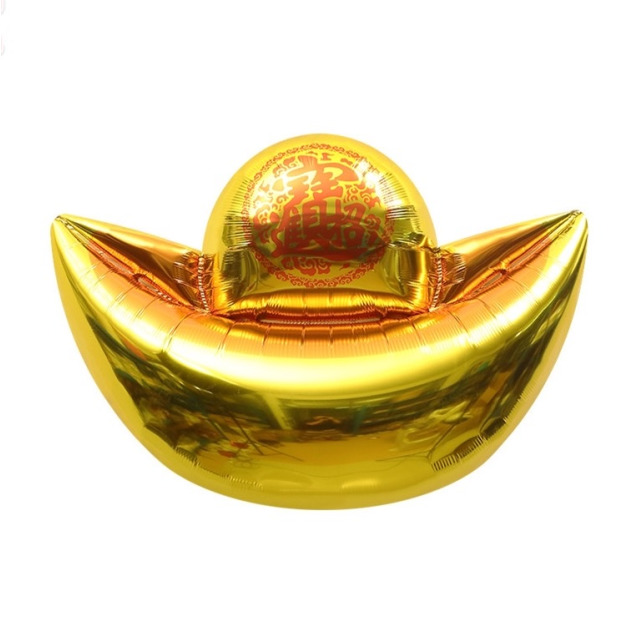 43cm 金元寶鋁箔球