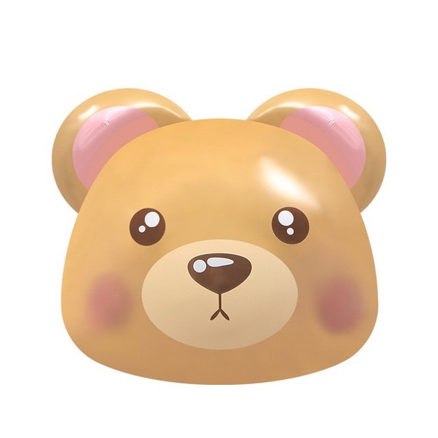 55cmQ版動物頭熊