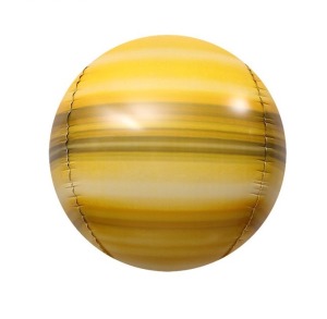 22吋4D立體圓球鋁箔氣球-宇宙土星
