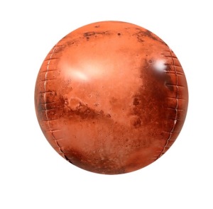 22吋4D立體圓球鋁箔氣球-宇宙火星