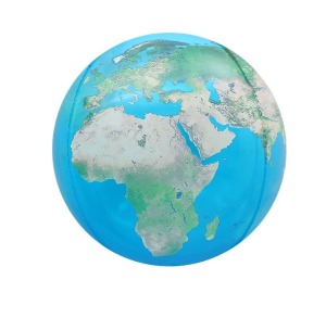 22吋4D立體圓球鋁箔氣球-宇宙地球透明