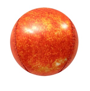 22吋4D立體圓球鋁箔氣球-宇宙太陽