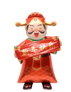 140cm新年站立 財神爺拉春賀年