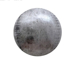 22吋4D立體圓球鋁箔氣球-宇宙月球