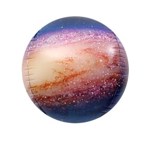 22吋4D立體圓球鋁箔氣球-宇宙星河