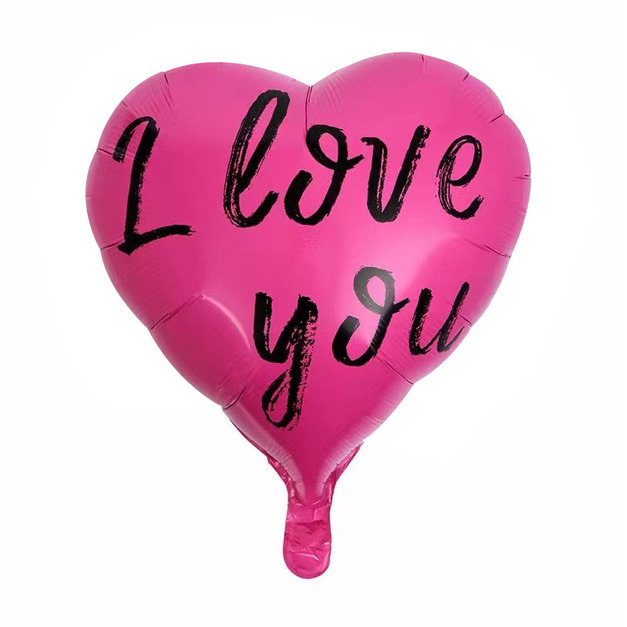 45cm 愛情鋁箔氣球-粉愛你