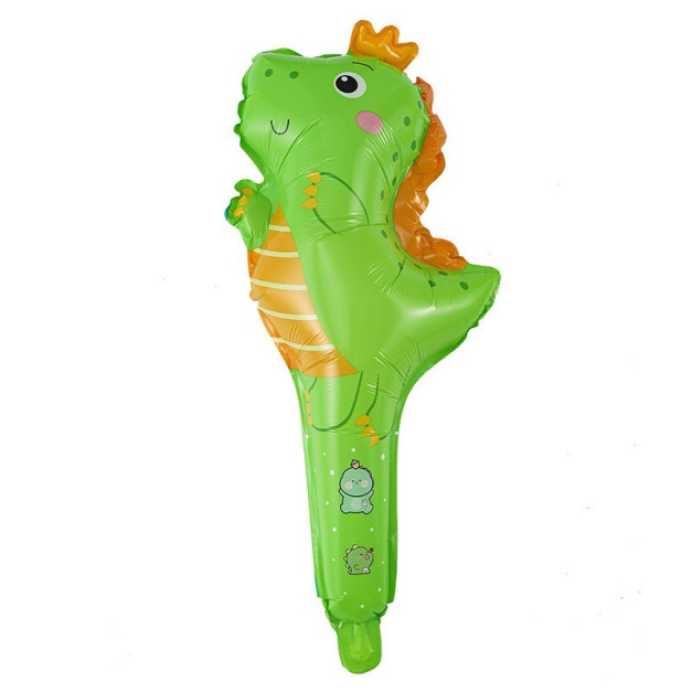 50cm 手拿棒鋁箔氣球- 恐龍寶寶B