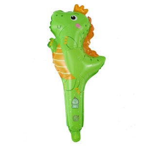 50cm 手拿棒鋁箔氣球- 恐龍寶寶B