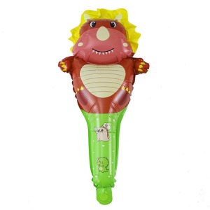 50cm 手拿棒鋁箔氣球- 恐龍寶寶C