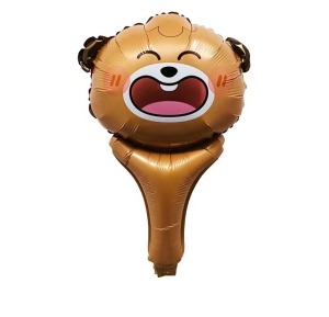 55cm 手拿棒鋁箔氣球- 新Ｑ動物款汪寶