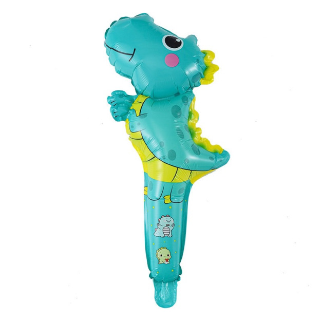 50cm 手拿棒鋁箔氣球- 恐龍寶寶A