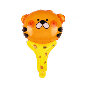 38cm 手拿棒鋁箔氣球- 多洋老虎