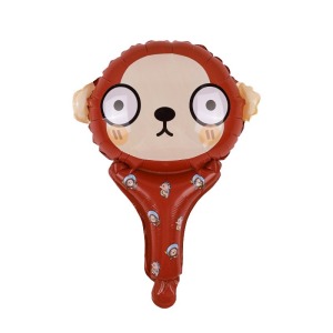 38cm 手拿棒鋁箔氣球- 多洋猴子