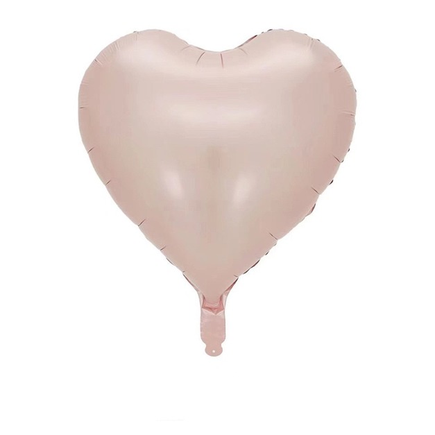 18吋愛心鋁箔球-復古粉