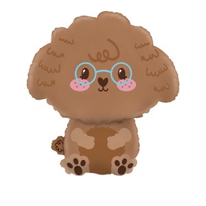 69cm 動物系列鋁箔氣球-貴賓狗