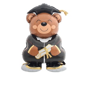 115cm 畢業系列站立球 畢業棕熊