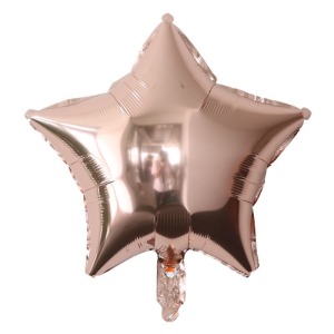 18吋星星鋁箔球-香檳金