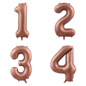 32吋焦糖數字球-1234