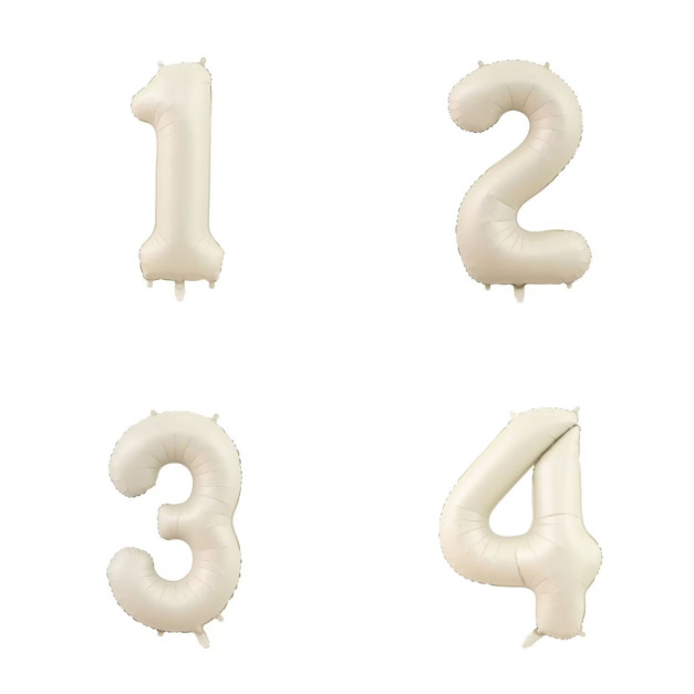 32吋奶茶數字球-1234