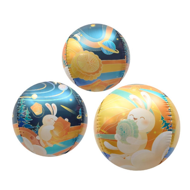 4D 中秋節嫦娥玉兔