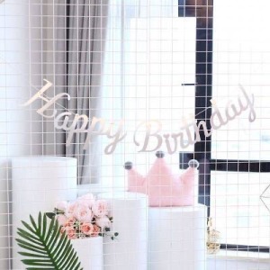 【派對佈置】120cm炫彩生日掛旗