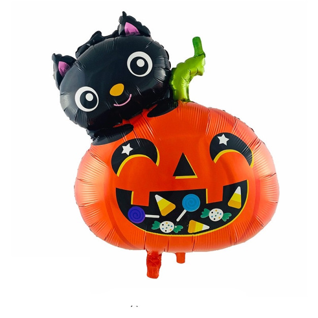 84cm 萬聖節南瓜小咪