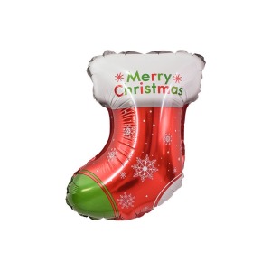 14吋 小造型鋁箔-聖誕節 襪子